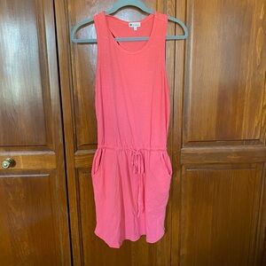 Sundry for Evereve Pink Racerback Tank Dress Size 1 Small